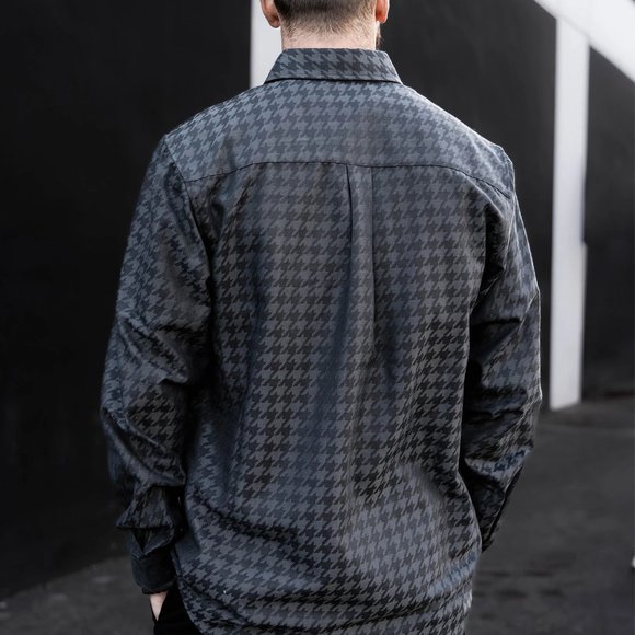 Dixxon Flannel x FIST 3.0 HOUNDSTOOTH Collab Flannel Shirt - Men's M - Picture 7 of 10